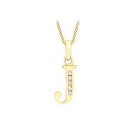 CARISSIMA - Collier avec pendentif - Or jaune 9 cts - Oxyde de Zirconium - 46 cm - 1.45.3784