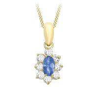 CARISSIMA Collier avec pendentif Or jaune 9 cts Oxyde de Zirconium 46 cm 1.45.9134 Pour Femme