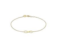 CARISSIMA Femme Or Jaune 9 ct Bracelet Adjustable Infinity 15,5 x 4,8 mm de 18 cm/7 pouces - 19 cm/7,5 pouces