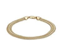 Carissima Gold Bracelet Maille Gourmette Or Jaune 9 Carat 375/1000 19 cm 1.23.5842 Pour Femme