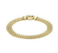 CARISSIMA Femmes 9 ct Or Jaune Bracelet Bismark 19 cm