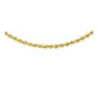 CARISSIMA Femmes 9 ct Or Jaune Chaîne Rope Creuse 40 Longueur 41 cm/16 Pouces