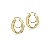 Carissima Gold - Créoles Boucles d'Oreilles Femme - 9 cts Or 375/1000