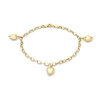 Carissima - Maille Jaseron Bracelet Femme - 9 cts Or 375/1000 Or Jaune