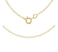 CARISSIMA - Maille Jaseron Chaîne Femme - 9 cts (375/1000) Or Jaune