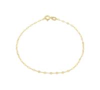 CARISSIMA Parure de bijoux Forzatina en or jaune 9 carats pour femme 1,5 mm, taille unique, Or, Pas de pierre précieuse