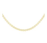 CARISSIMA Parure de bijoux Rambo en or jaune 9 carats 2 mm pour femme, taille unique, Or, Pas de pierre précieuse