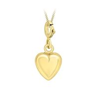 CARISSIMA Pendentif cœur en or jaune 9 ct