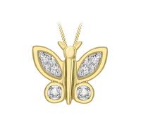 CARISSIMA - Pendentif - Femme - Or jaune (9 cts) 1.6 Gr - Diamant