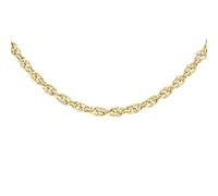 CARISSIMA Unisexe 9 ct Or Jaune Chaîne Prince of Wales Creuse 3,1 mm Longueur 46 cm/18 Pouces