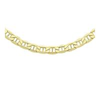 CARISSIMA Unisexe 9 ct Or Jaune Chaîne Rambo Coupée Diamant 4,8 mm Longueur 61 cm/24 Pouces