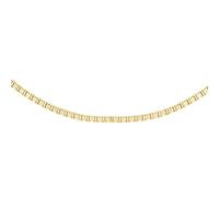 CARISSIMA Unisexe 9 ct Or Jaune Chaîne Venetian Box 0,7 mm Longueur 41 cm/16 Pouces