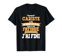 Cariste je ne m'arrête pas cadeau Manutention homme humour T-Shirt