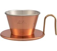 Carita WDC-155#04105 Goutteur à café en cuivre série Wave fabriqué à la main par Tsubame Artisans, fabriqué au Japon, pour 1 ou 2 personnes, équipement goutte à goutte, pour 1 ou 2 personnes, pour