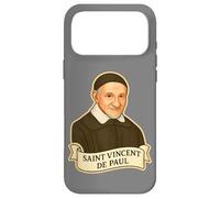 caritative des Saints catholiques français Vincent de Paul Coque pour iPhone 17 Pro Max