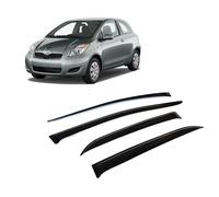 CarJoy Déflecteurs d'air Déflecteurs d'air Déflecteurs de Pluie Déflecteurs de Fenêtre Latérale Compatible avec Toyota Yaris XP90 2009-2010 Hayon de Voiture Protection Contre la Pluie Montage Externe
