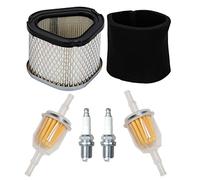 Carkio 12 083 10-S filtre à air Pré-filtre filtre à carburant Bougie d'allumage Compatible with 253t avec Pré-filtre 1208310-s Command Pro Cv11-cv16 Cv460-cv493 tondeuse à gazon