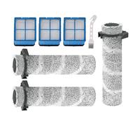 Carkio 3930F Kit de remplacement de filtre à brosse compatible avec aspirateur Bissell 3930F CrossWave OmniForce Edge sans fil Multi-Surface Hard Floor Wet Dry Vacuum, 3 filtres HEPA, 3 rouleaux de