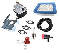Carkio 640020 Carburateur Carb Kit de Filtre à Air Bougie d'allumage Compatible avec Tecumseh 640020A 640020B VLV126 VLV60 VLV50 VLV55 VLV65 VLV66 VLV126A 6.5HP 6.75HP Moteur Tondeuse à Gazon