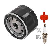 Carkio 951-12690 Oil Filter Fuel Filter Spark Plug Compatible with Cub Cadet CC30 CC30H Troy Bilt LS27 LS33 TB30 TB30R TB42 MTD 4P90HU 4P90HUA 4P90HUB Motor 751-11501 751-12690