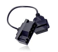 Carkio Connecteur adaptateur OBD2 OBDII 7 broches vers 16 broches de rechange pour câble F - 0,4 m - Noir