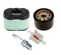 Carkio Filtre à air avec filtre à huile 492056 493629 Compatible with Briggs & Stratton 792105 407777 John Deere Z245 Z425 Compatible with 792105