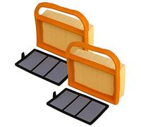 Carkio Filtre à air de Compatible with + pré-filtre Compatible with tondeuse à gazon BR320 STIHL TS410 TS420 Compatible with 4238-140-1800 4238 140 4401 42381410300B