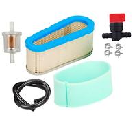 Carkio - Filtre à air et préfiltre - Avec vanne d'arrêt, filtre à carburant et conduite de carburant - Compatible with moteur Tecumseh OHV125, OHV130, OHV120 - replacement des pièces 36356 et 36357