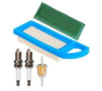Carkio Filtre à air pré-Filtre à Carburant de Rechange avec 2 Bougies d'allumage pour John Deere 102 105 115 L100 L105 L107 L108 LA100 LA105 LA110 LA115 Z225 Pièces de Rechange