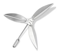 Carkio Kit de système de nettoyage One-Touch de 22-1/2" compatible avec les pièces Weber Grill / Charbon / 7444 Pièces de rechange pour barbecue Kettle Grill, robuste, résistant à la chaleur, facile à