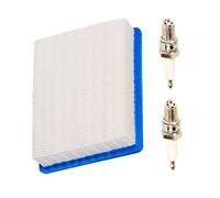 Carkio Lot de 1 filtres à air de Remplacement avec 2 Bougies d'allumage pour Club Car 1015426 4 Cycles DS à gaz Chariot de Golf modèles 1992 et Plus pour Tondeuse à Gazon