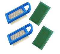 Carkio Lot de 2 filtres à air 613022 avec pré-filtre 697292 Compatible with moteurs Briggs & Stratton 10 HP Compatible with 697152 650821 697775