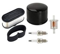 Carkio Lot de 2 filtres à air pré-filtre à huile et à carburant Compatible with moteur 4 temps Kawasaki FR651V FR691V FR730V FS481V FS541V FS600V FS651V FS691V FS730V