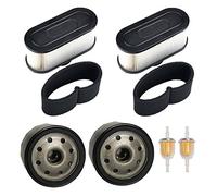 Carkio Lot de 2 filtres à huile avec préfiltre à air Compatible with moteur 4 temps Kawasaki FR651V FR691V FR730V FS481V FS541V FS600V FS651V FS691V FS730V