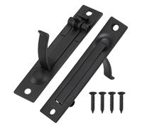 Carkio Lot de 2 poignées de porte de poche et poignées de bord, quincaillerie à bord caché de 10,2 cm, poignée à bord affleurant solide, quincaillerie de porte de poche