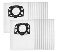 Carkio Lot de 20 sacs à poussière de rechange compatibles avec Karcher WD3 WD2 Plus KWD1 KWD2 KWD3 MV3 SE4001 SE4002 KFI 357