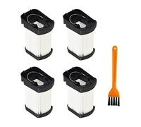 Carkio Lot de 4 filtres en tissu de rechange pour Shark WANDVAC Power PET WV401 WV401BL WV401PK WV403BR sans fil à main, pièce de rechange # XFFWV400-4