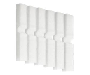 Carkio Lot de 6 tampons de rechange en mousse pour aquarium, compatibles avec les filtres à cartouche Fx4, Fx5, Fx6