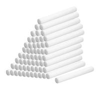 Carkio Lot de 60 bâtonnets de filtre en coton - Mini diffuseur d'air - Recharge en coton pur - Pour humidificateurs USB - Pour la maison, la chambre, le bureau (blanc, 0,3 x 6,3 pouces)