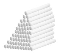 Carkio Lot de 60 mini bâtonnets de filtre en coton - Recharge - Pour humidificateur USB - Pour la maison, la chambre à coucher, le bureau (blanc, 0,3 x 4 pouces)