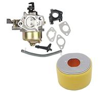 Carkio Lot de Carburateur avec Filtre à Air pour Tondeuse à Gazon Gx340 Gx390 11hp 13hp