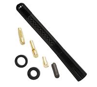 Carkio Mazdaspeed Antenne Courte en Fibre de Carbone Style Sport Compatible with Mazda 2 3 5 6 3 Sport MX-5 Miata MX-5 CX-5 Tous Les modèles