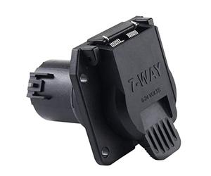 Carkio Prise à fermeture éclair de rechange à 7 broches USCAR Twist 7 voies, connecteur de harnais compatible avec la plupart des véhicules GM Chevy GMC Buick Cadillac