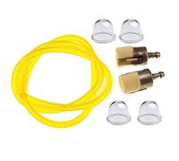 Carkio Tuyau de carburant de 0,6 m avec ampoule d'amorçage Compatible with filtre à carburant GX22 GX25 GX31 GX35 HLT422 ULT425 UMK431 UMK435 HHB25 HHHHH25 HHT31S HHT35S WX10 FG110 17672-Z0H-Z0H-Z0H