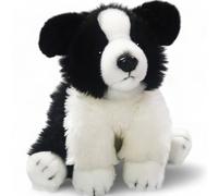 Carl Dick Border Collie Chien assis, Peluche, Doudou