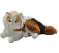 Carl Dick Chat Calico couché env. 30cm 3203 Doudou, peluche, animal en peluche