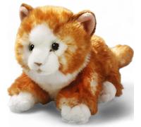 Carl Dick Chat couché marron, Peluche, Doudou