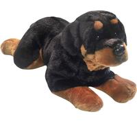 Carl Dick Chien Rottweiler couché env. 40cm Peluche, animal en peluche, doudou 3656