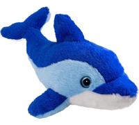 Carl Dick Dauphin bleu avec yeux scintillants, peluche, animal en peluche env. 44cm 3580