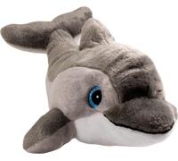 Carl Dick Dauphin gris avec yeux scintillants, peluche, animal en peluche env. 29cm 3583